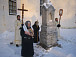 Первый молебен у могилы преподобного Иакова Кирилловского. 29 января 2010 